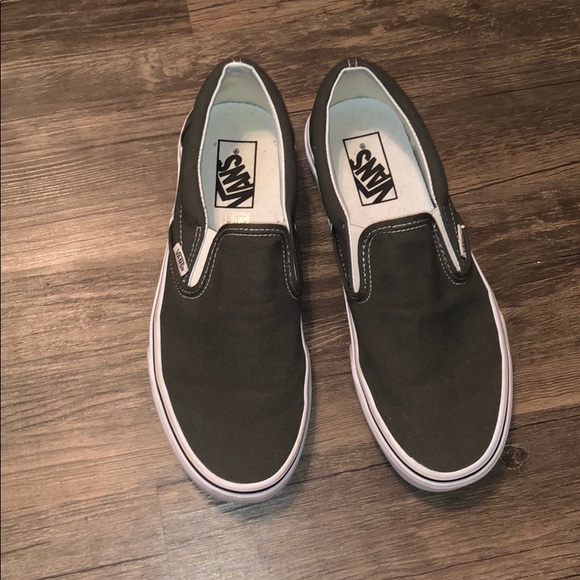 Vans Shoes - Slip on Vans dark grey